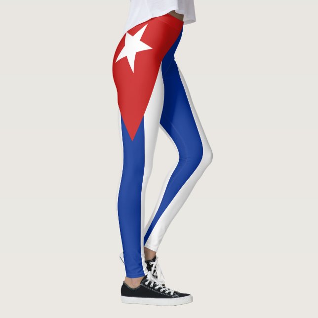 Kubas flagga leggings (Höger)
