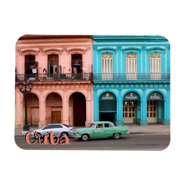 Kubas Havana-arkitektur Flexible Photo Magnet (Horisontell)