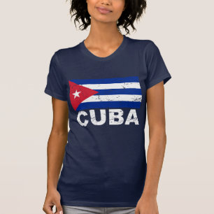 Kubavintageflagga Tee Shirt