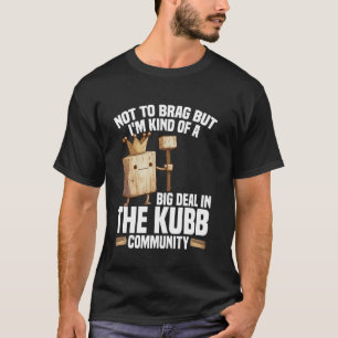 Kubb Kung Viking Chess Player Gräsmatta Game Set K T Shirt