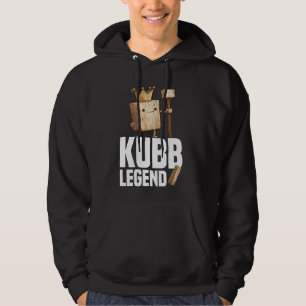 Kubb Legend Viking Chess Player Gräsmatta Game Set Hoodie