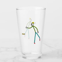 Kubb Lekande Stickman