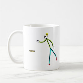 Kubb Lekande Stickman Kaffemugg
