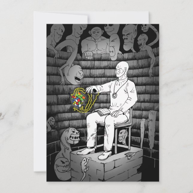 Kubemagi med monster kort (Framsida)