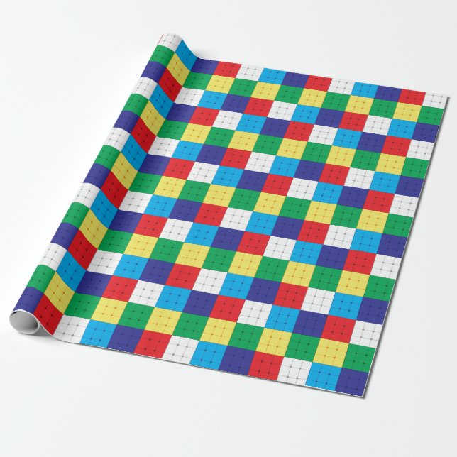 Kubepuzzelspel Presentpapper (Utrullad)