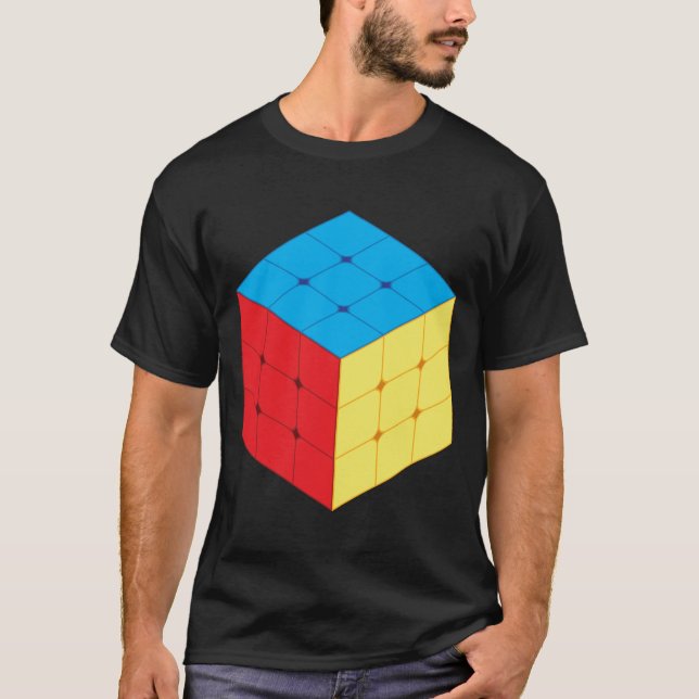 Kubepuzzelspel T Shirt (Framsida)
