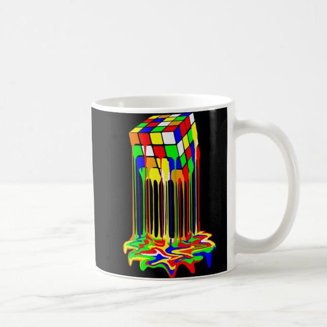 kubfärgad bild av fantastisk kaffemugg (Höger)