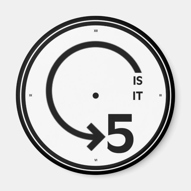 "KUBICLE" är 5 magnet (Framsidan)