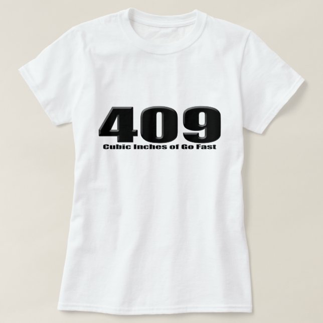 kubikchevy 409 flytta sig mycket långsamt den t shirt (Design framsida)