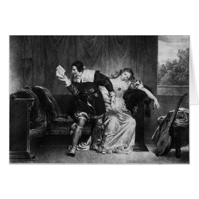 Kubikens scen i brev hälsningskort (Framsidan Horizontal)