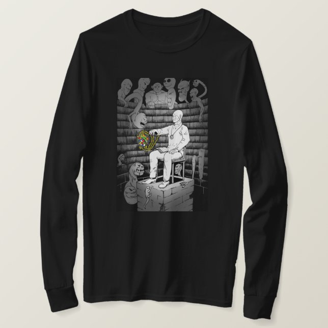 Kubisk Magi och Monster T Shirt (Design framsida)