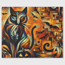 Kubism Halloween Cat