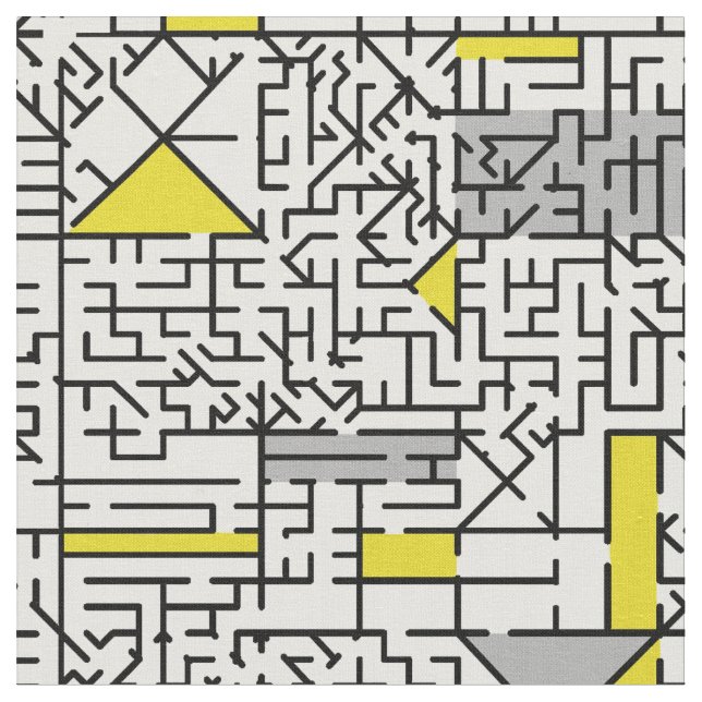 Kubism Maze Tyg (Närbild)