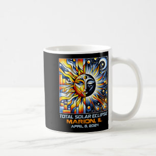 Kubism Total solförmörkelse Marion Illinois Kaffemugg