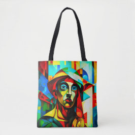 Kubism Tote Bag Tygkasse