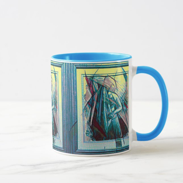 Kubist Art Deco Belly Dancer Mugg (Höger)