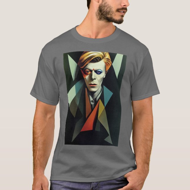 Kubist Bowie T Shirt (Framsida)