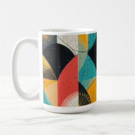 Kubistisk fisk 444 mg kaffemugg