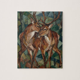 Kubistisk stil Ren Jigsaw Pussel