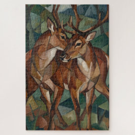 Kubistisk stil Ren Jigsaw Pussel