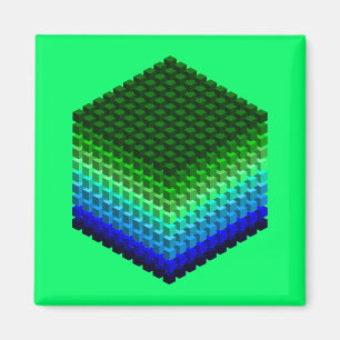 Kubkub 3D Mönster Magnet