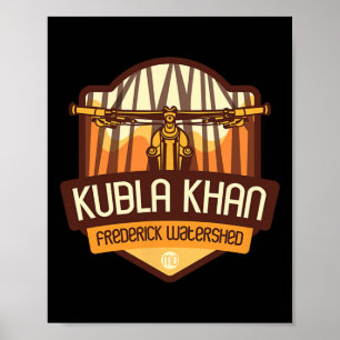 Kubla Khan - Frederick Watershed, Maryland  Poster