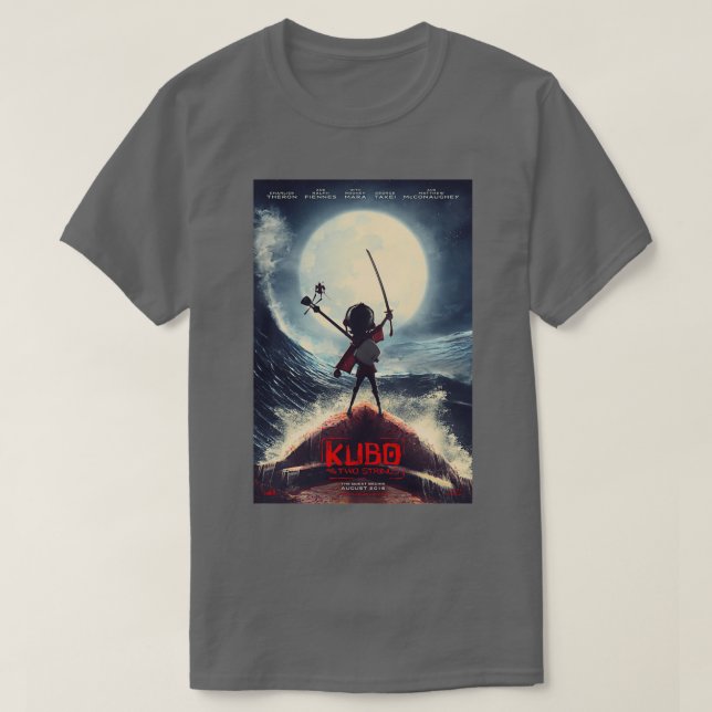 kubo and the two strings 4 t shirt (Design framsida)