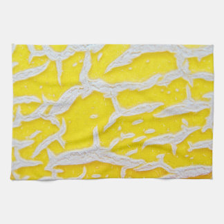 Küchentuch gelb-graues Melonenmster Kökshandduk