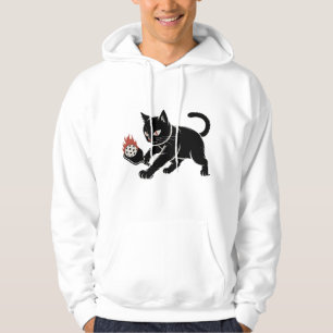Kuching Pickleball Klubb Manga Cat Design Hoodie