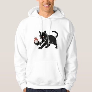 Kuching Pickleball Klubb Manga Cat Design Hoodie