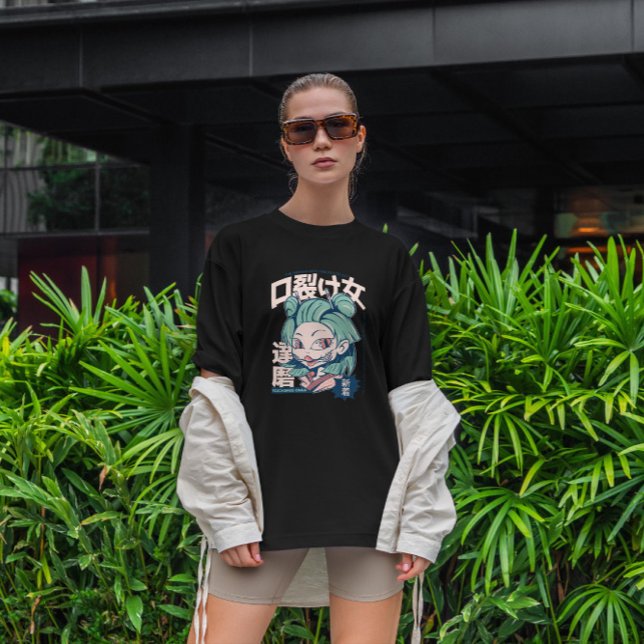 Kuchisake Onna Japanska Yokai T Shirt (Skapare uppladdad)