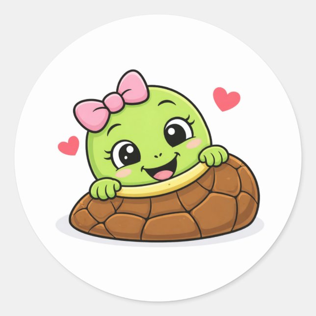 Kuckeliku Baby Runt Klistermärke (Framsida)