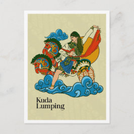 Kuda Lumping Javansk kultur Indonesien Vykort