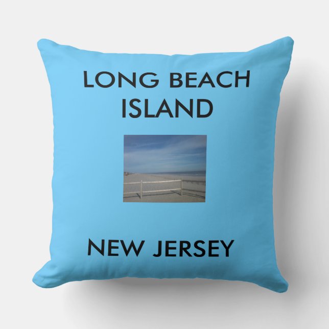 kudd Long Beach Island, LBI kudd,Long Beach Island Kudde (Framsida)