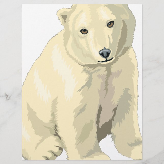 Kudda Polarna Bear (Framsida)
