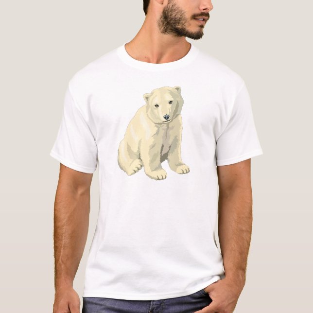 Kudda Polarna Bear Tee Shirt (Framsida)