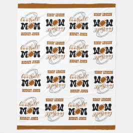 Kudda stora Storleka fotbollen Mamma Fleecefilt