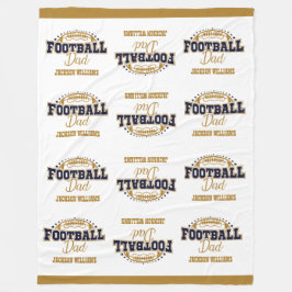 Kudda stora Storleka fotbollen Pappa Fleecefilt