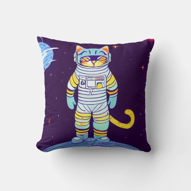 Kuddar för CAT ASTRONAUT-UTRYMME (Framsida)