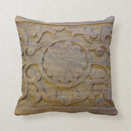 Kuddar Textured Teakträ Scroll Design