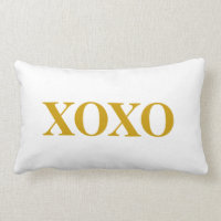 Kudde - den guld- xoxoen