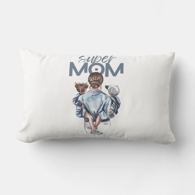 Kudde för Super Mamma (Framsida)