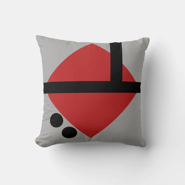 Kudde i modern abstrakt stil (Framsida)