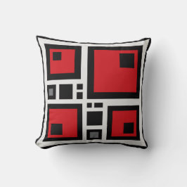 Kudde i modern geometrisk abstrakt stil