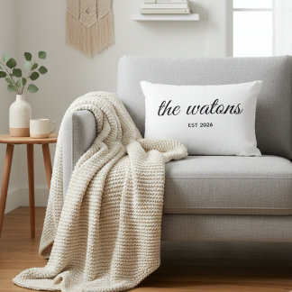 “Kudde med anpassat namn – Personligt gåvotid för  Prydnadskudde