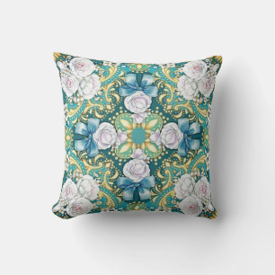 Kudde med blomdesign