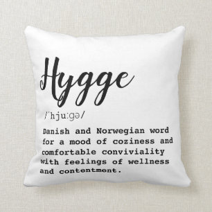 Kudde med den Hygge definitionen