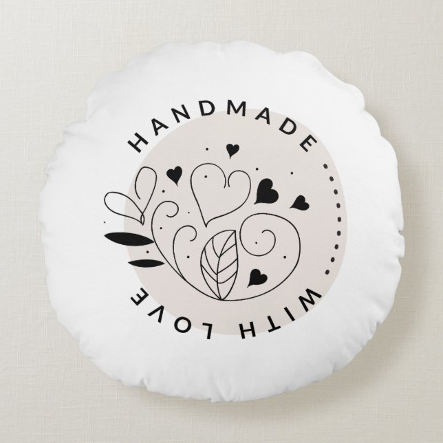 Kudde med kärleksdesign (Framsidan)