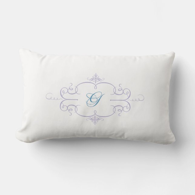 Kudde med monogram för bokstaven G (Framsida)