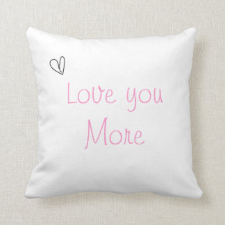 Kudde med texten Love you More